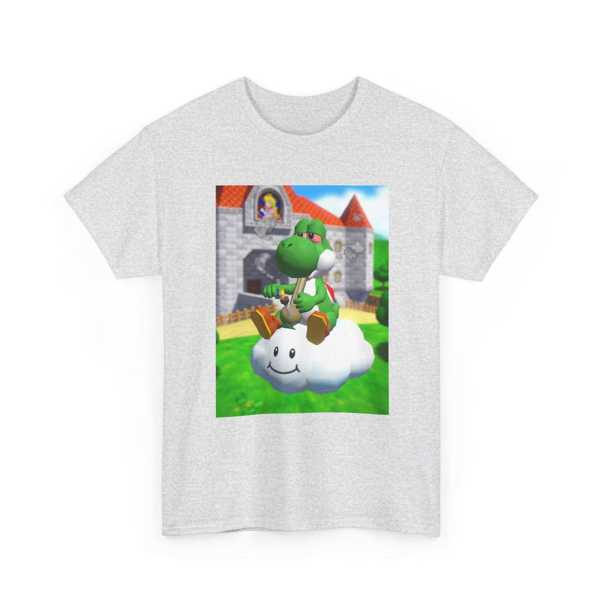 Yoshi Puffing On A Cloud Tee (Design 7)