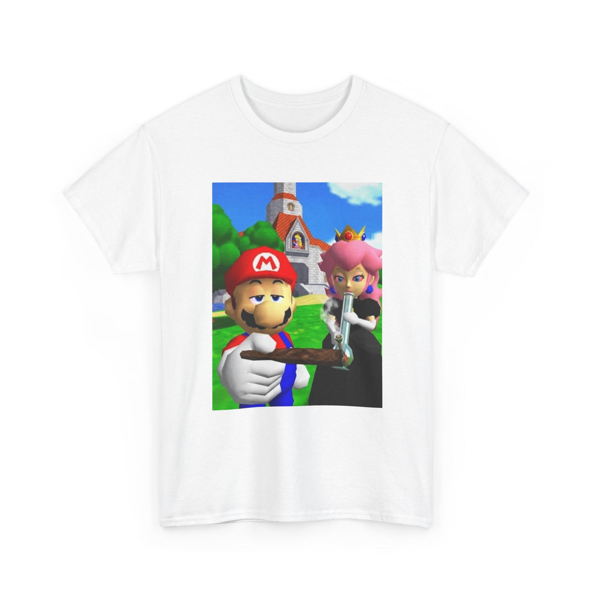 Mario & Peach Getting High At The Castle