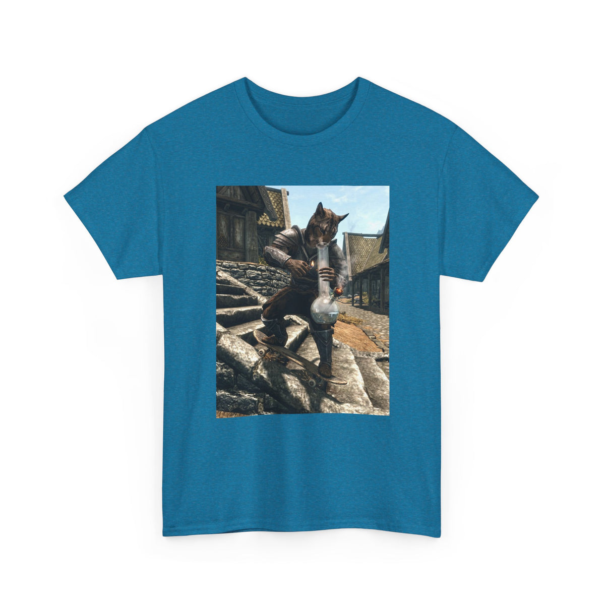 Neon Haze Horizon Graphic Tee