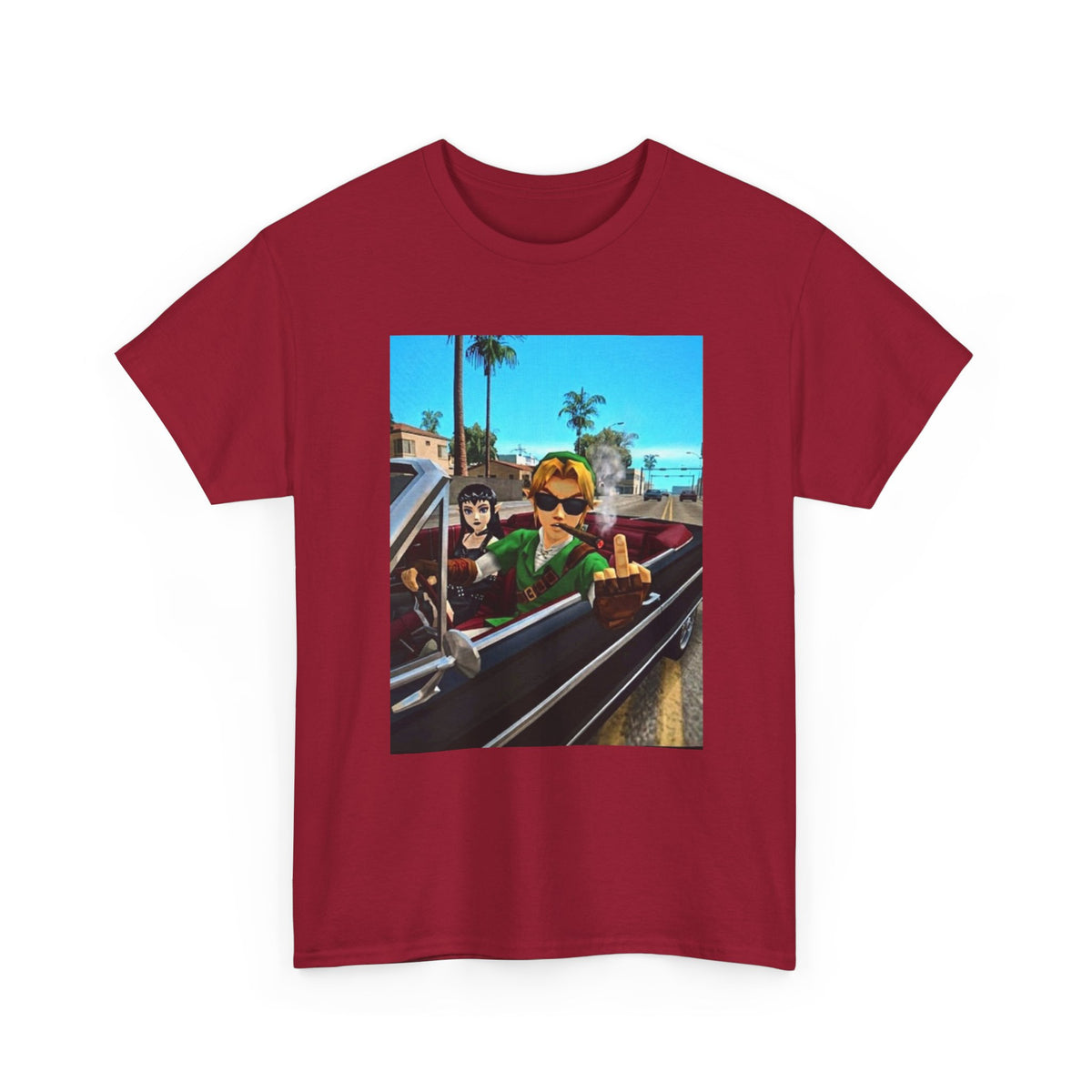 Gamer Legend Cruisin' And Flippin' The Bird Tee