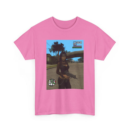 Anime Assassin Girl Holding Gun Tee