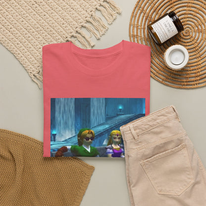 Link And Zelda Chilling In Zora's Domain