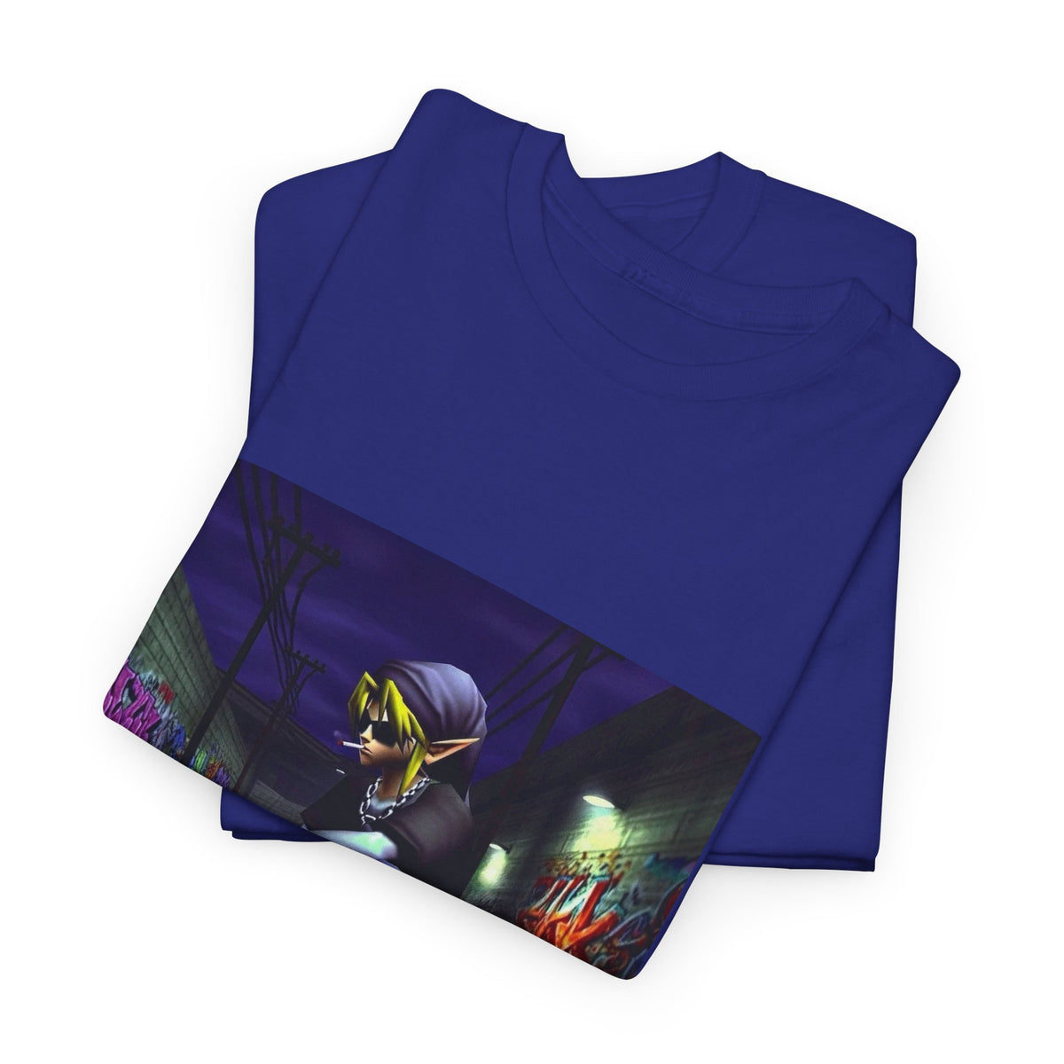 Edgy Link Skater Smoking Alley Tee
