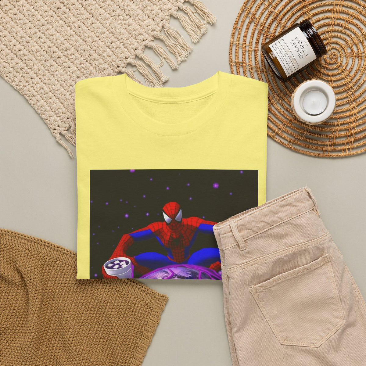Spider-Man Pouring Lean On Earth