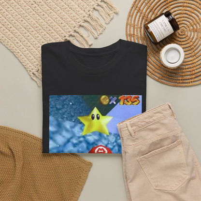 Mario Flips The Bird In Icy World Tee