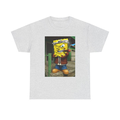 Gangster Sponge Winking and Smoking