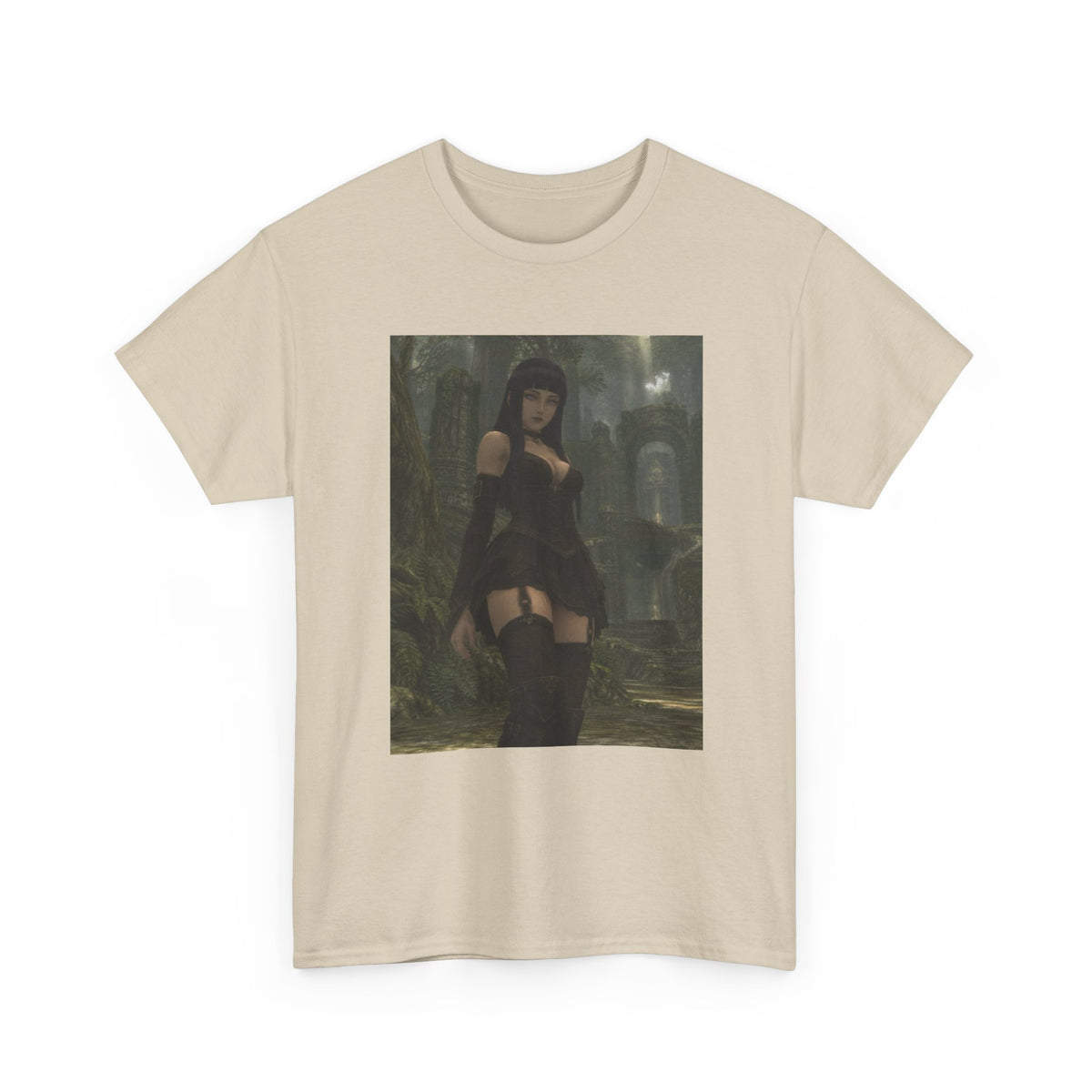 Gothic Byakugan Hinata In Ruined Forest