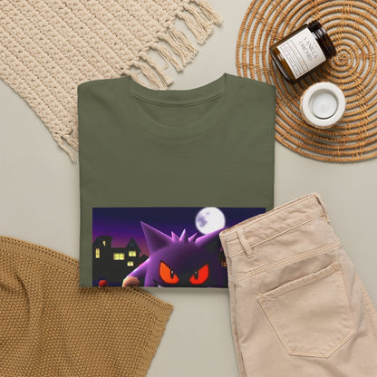 Gengar Lurking Under Moonlight Tee