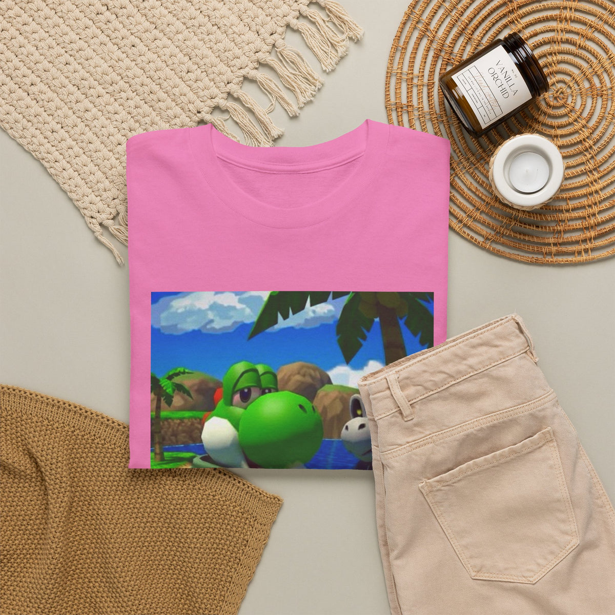 Yoshi And Dry Bones Smoking Blunts Tee