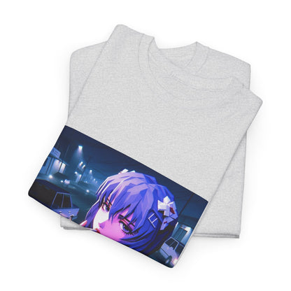 Rei Ayanami Riding GTA Streets Tee