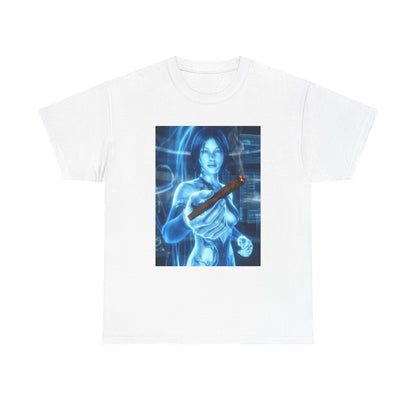 Holographic Babe Passing The Blunt Tee