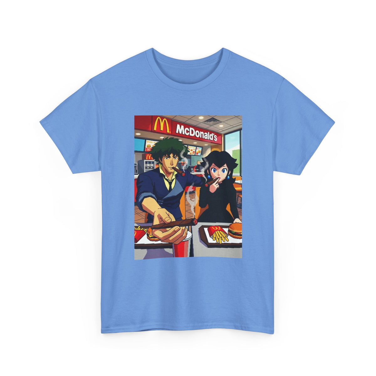 Spike and Bowsette Fast Food Smoke Session Tee