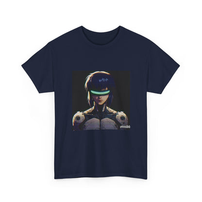 Cybernetic Major Motoko Kusanagi Glitch Art Tee