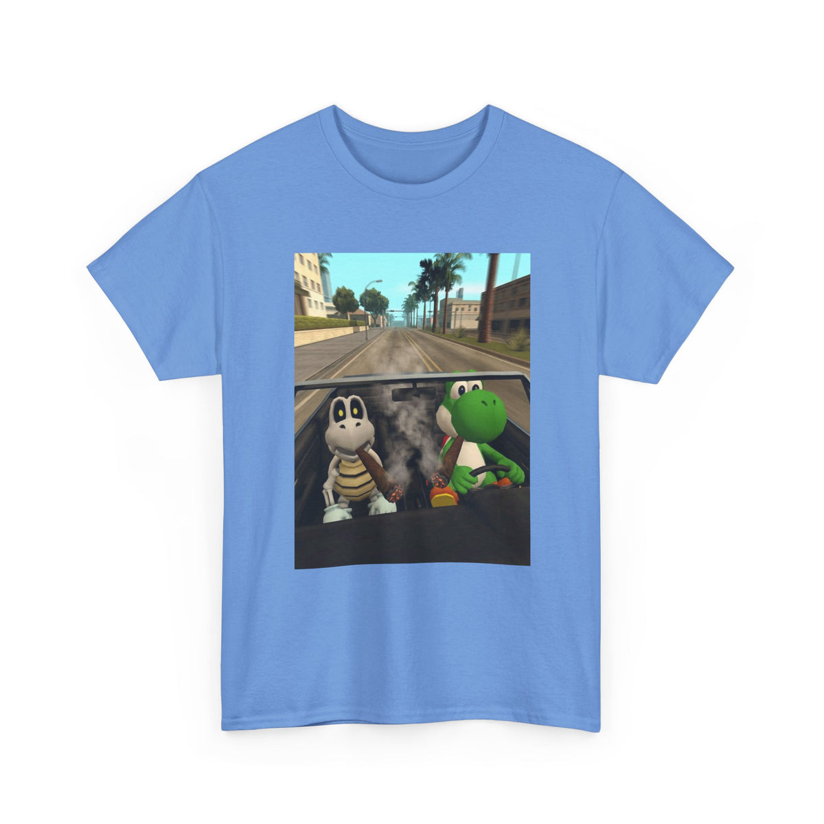 Yoshi And Dry Bones Cruising And Smoking (Design 5)