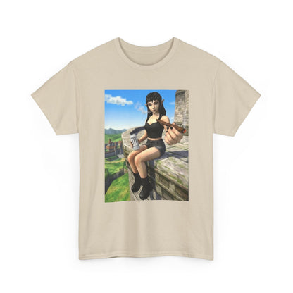 Edgy Elf Offering You A Blunt Tee