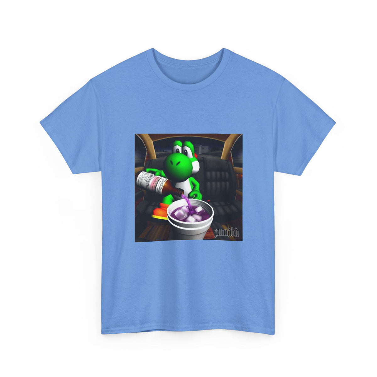 Yoshi Pouring Up Lean In A Car
