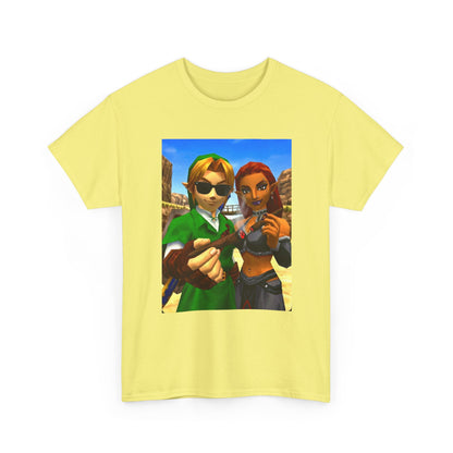 Link And Gerudo Blazing Out West Tee