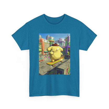 Pompompurin Flipping Bird Skate Park Tee