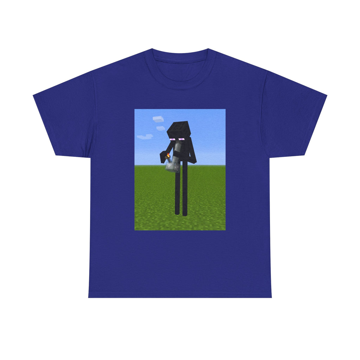 Enderman Lighting Up A Bong Tee