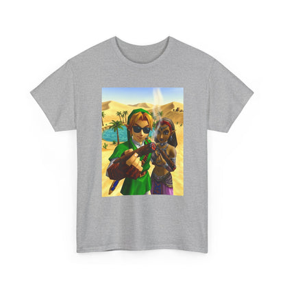 Link And Nabooru Smoking In Desert Tee