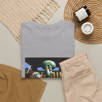 Squidward Pouring Lean In Car Tee