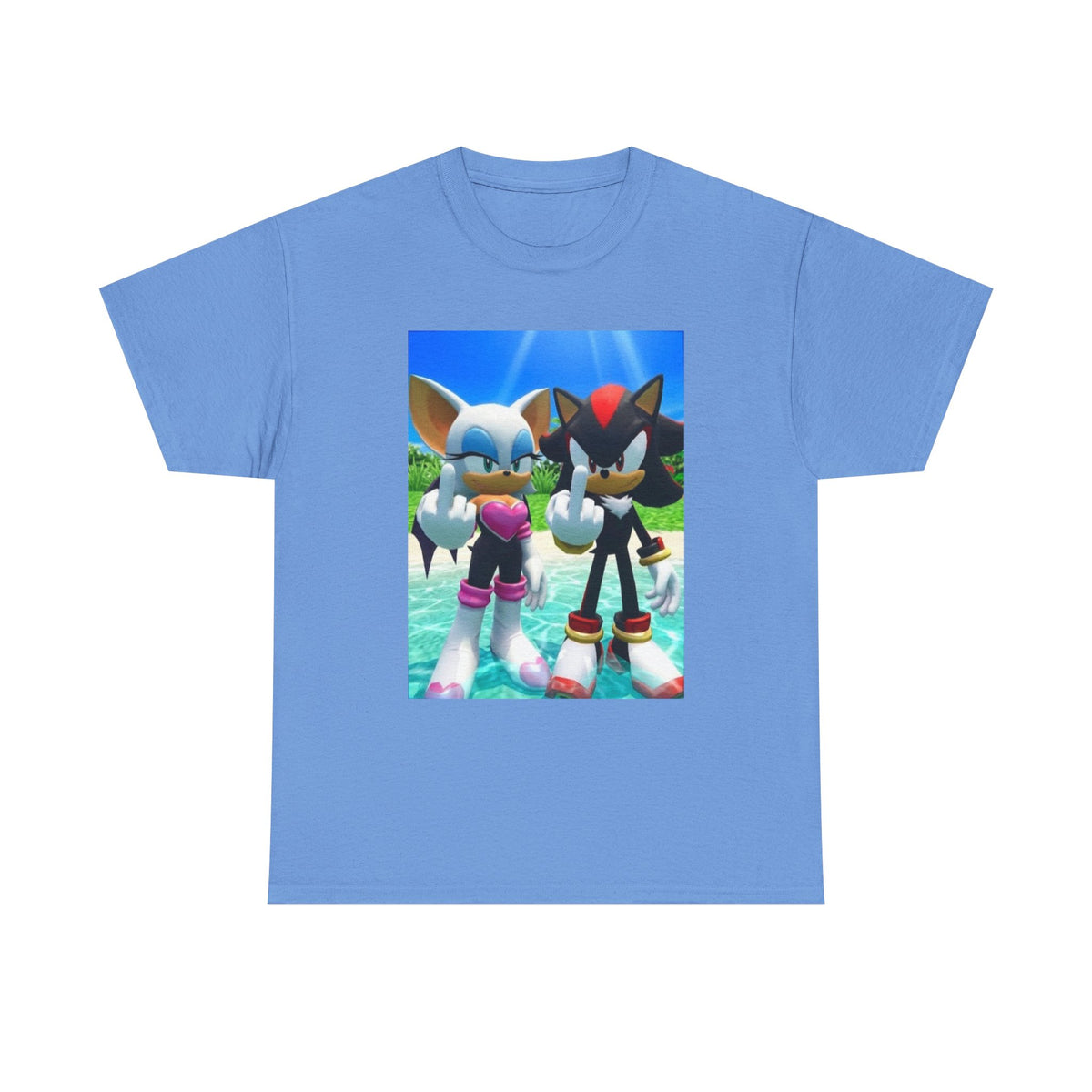Rouge And Shadow Flipping The Bird Tee (Design 4)