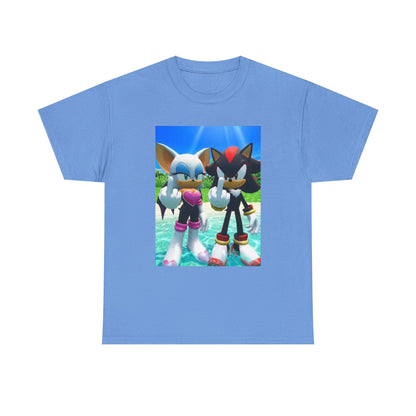 Rouge And Shadow Flipping The Bird Tee (Design 4)
