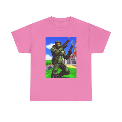 Master Chief Blazing In Mushroom Kingdom