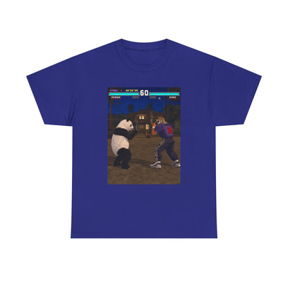 Panda And King Smoking Cigars Street Fight Tee