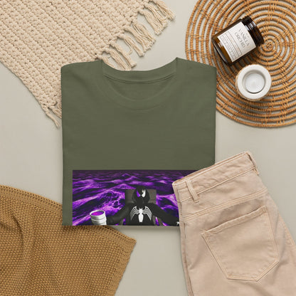 Black Spider-Man Chillin' With Lean Cup Tee