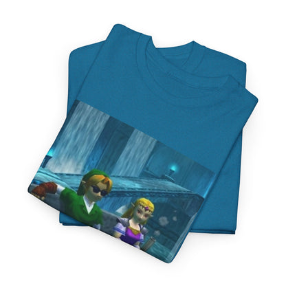 Link And Zelda Chilling In Zora's Domain