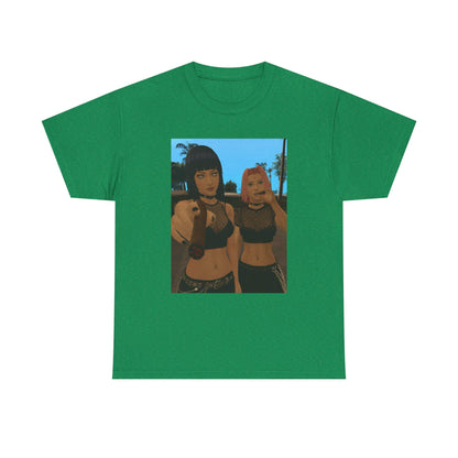 Anime Girls Sharing A Smoke Tee