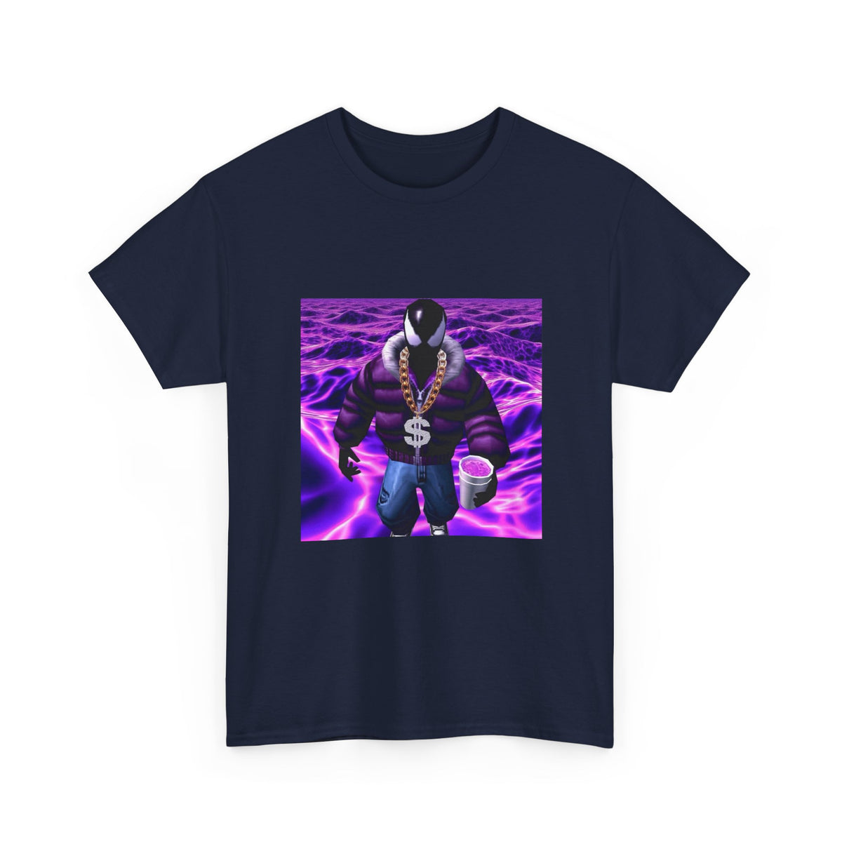Venom-Like Figure Drippin' In Purple