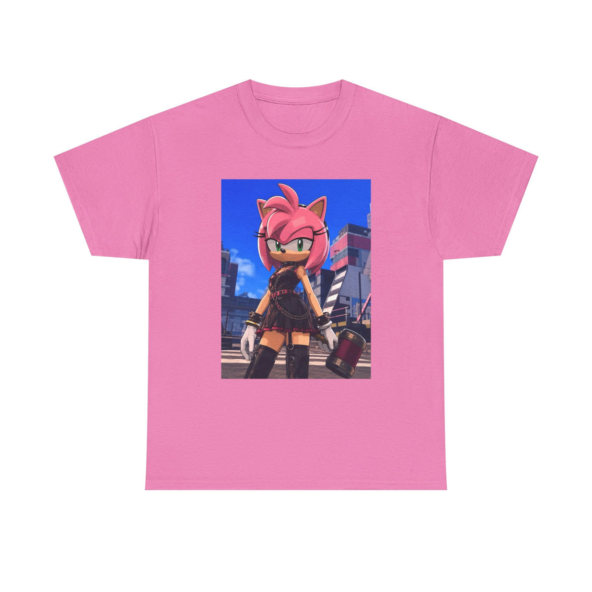 Gothic Amy Rose With Hammer Tee