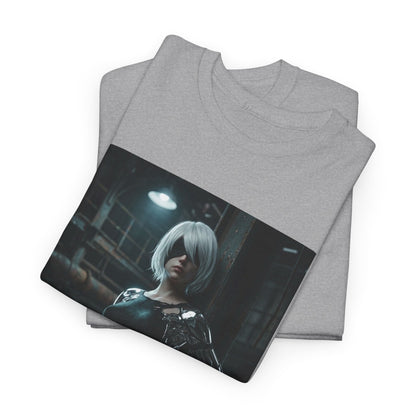 Android In Melted Chrome Cyberpunk Tee