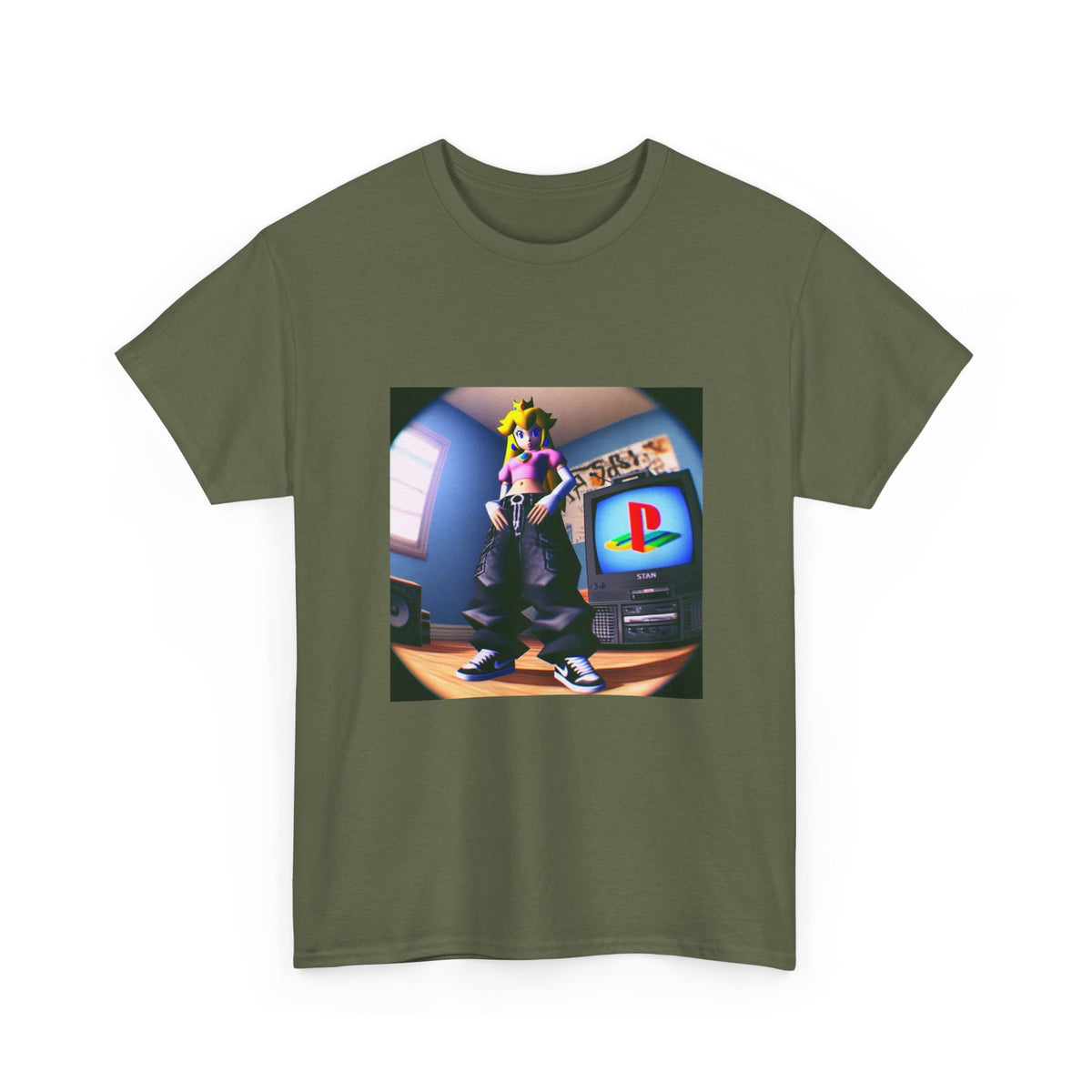 Princess Peach Y2K Drip Tee