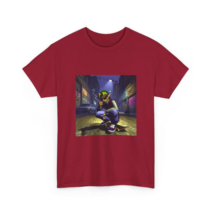 Streetwise Elf Smoking In Alley Tee