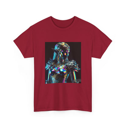 Holographic Elf Princess Chrome Armor Tee
