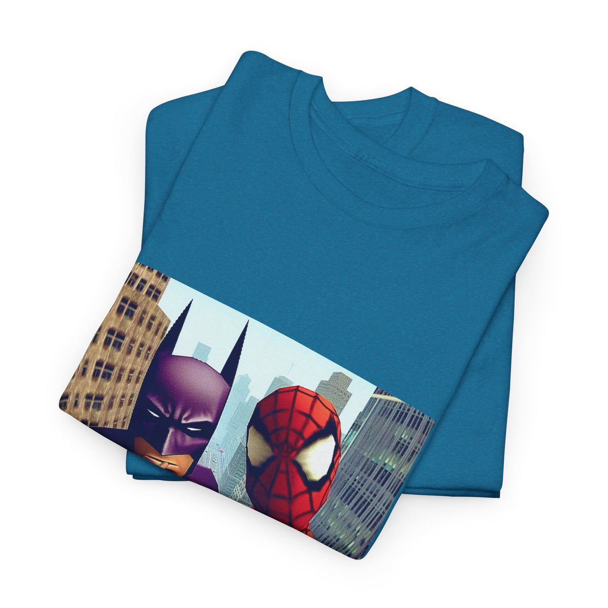 Batman Smoking, Spidey With Stacks Tee