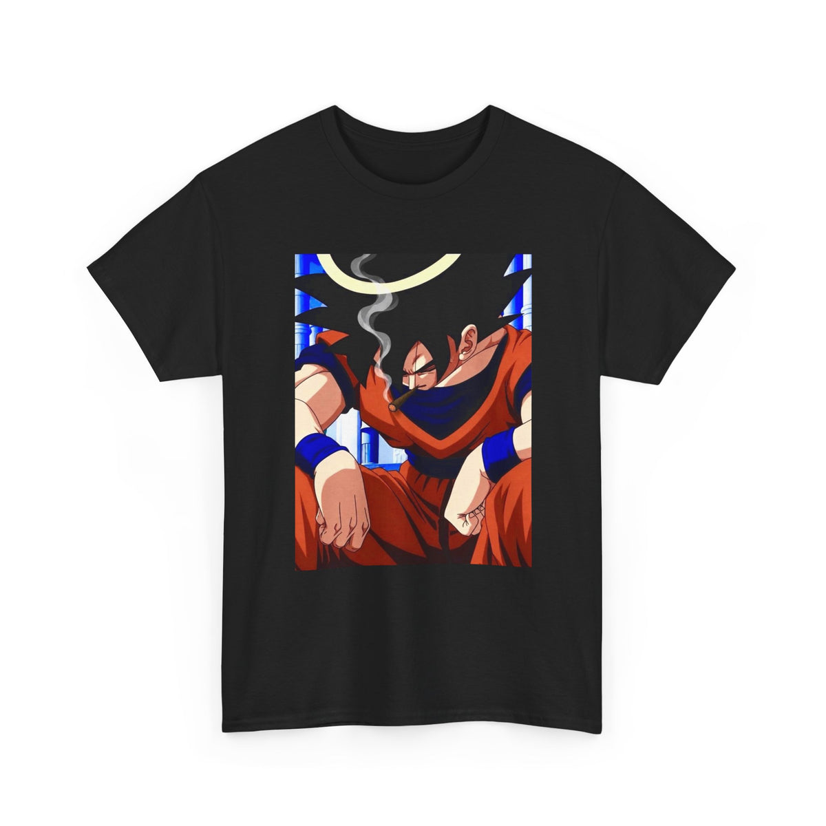 Goku Chilling With A Halo Blazin' Tee