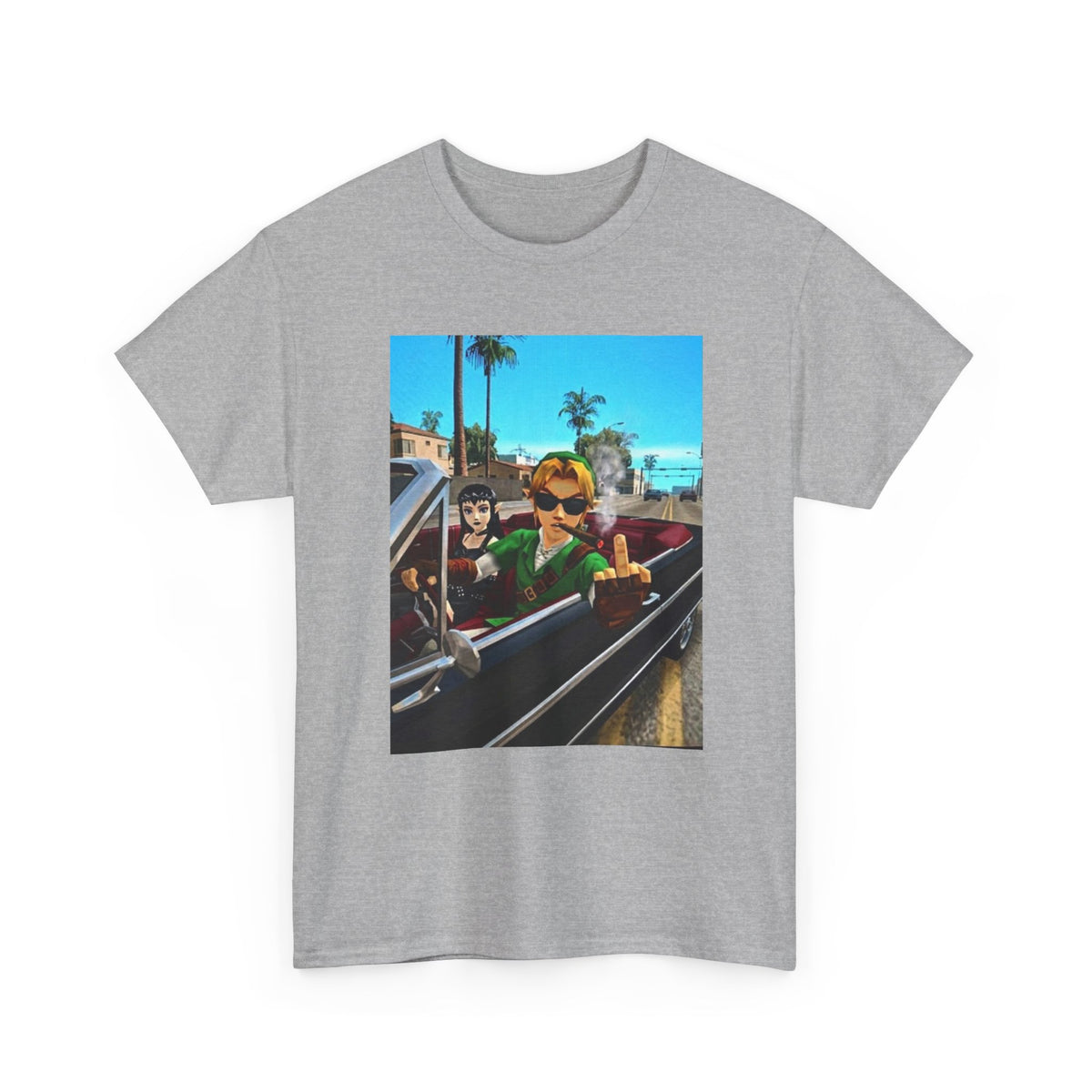 Gamer Legend Cruisin' And Flippin' The Bird Tee