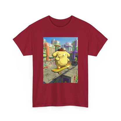 Pompompurin Flipping Bird Skate Park Tee