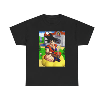 Goku Blazing On Nimbus At Mushroom Kingdom