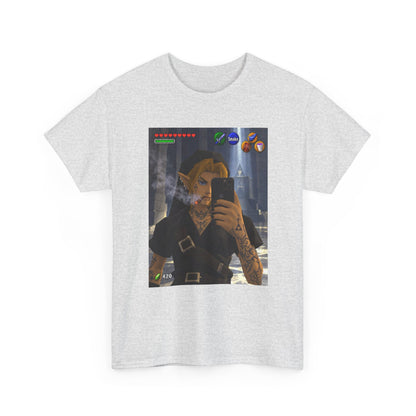 Edgy Link Smoking Selfie Tee