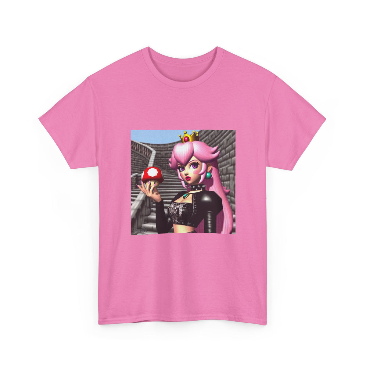Gothic Princess Peach With Mushroom Tee
