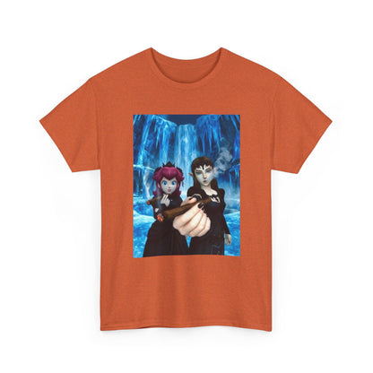 Dark Peach And Elf Smoking Blunts