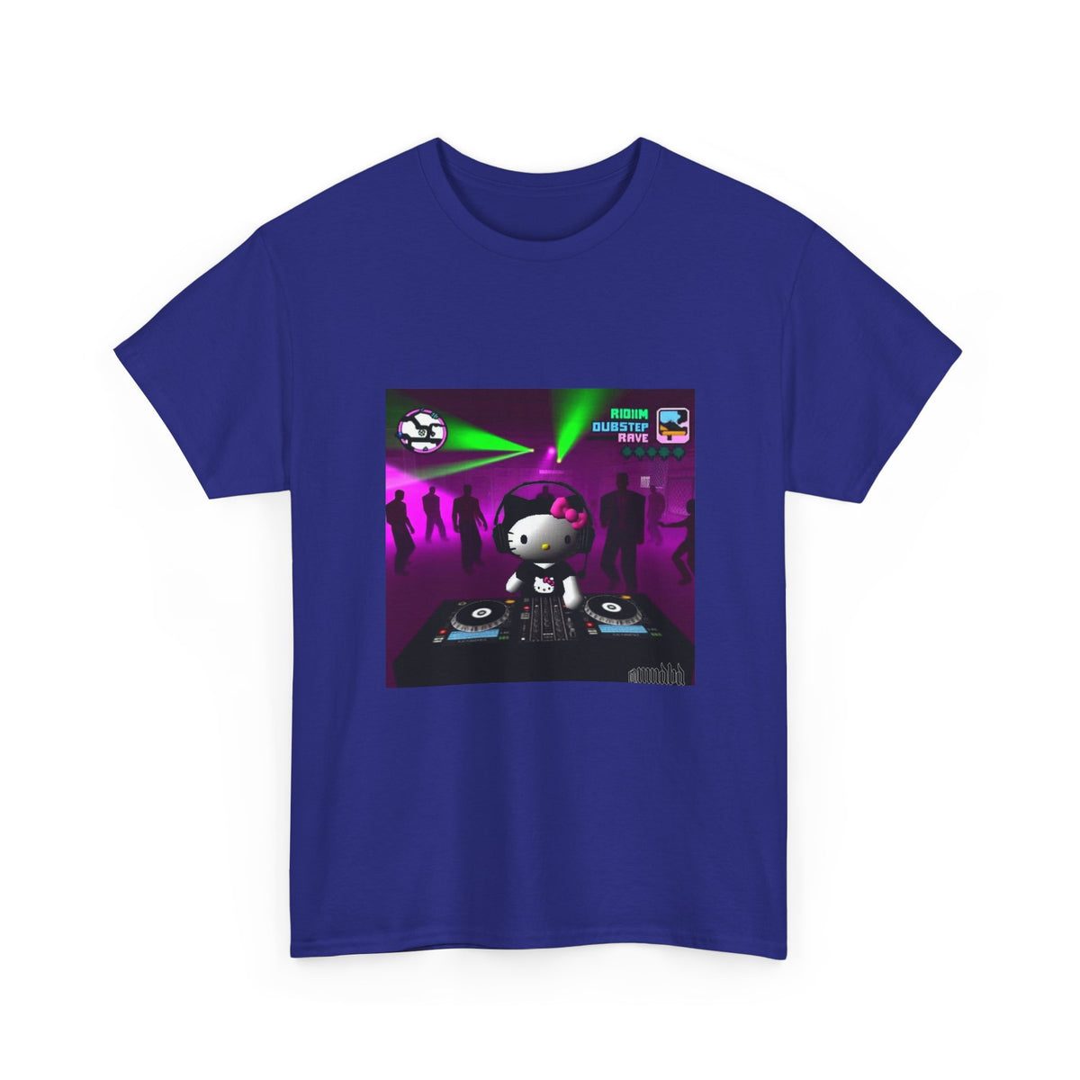 Hello Kitty DJing Dubstep Rave Tee