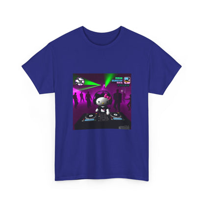 Hello Kitty DJing Dubstep Rave Tee