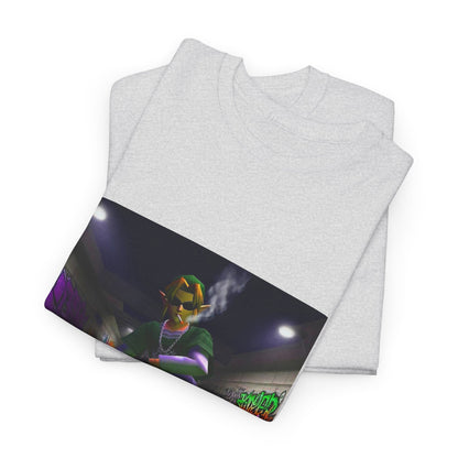 Stoner Link Skateboarding In Graffiti Alley Tee