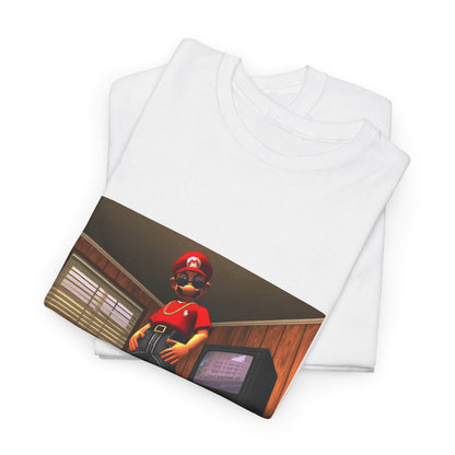 Gangster Mario Chillin' In The Crib Tee